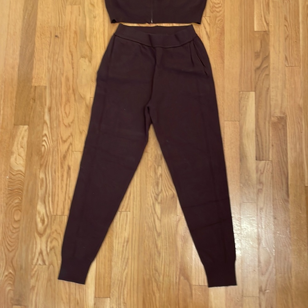 Chocolate brown sweater set